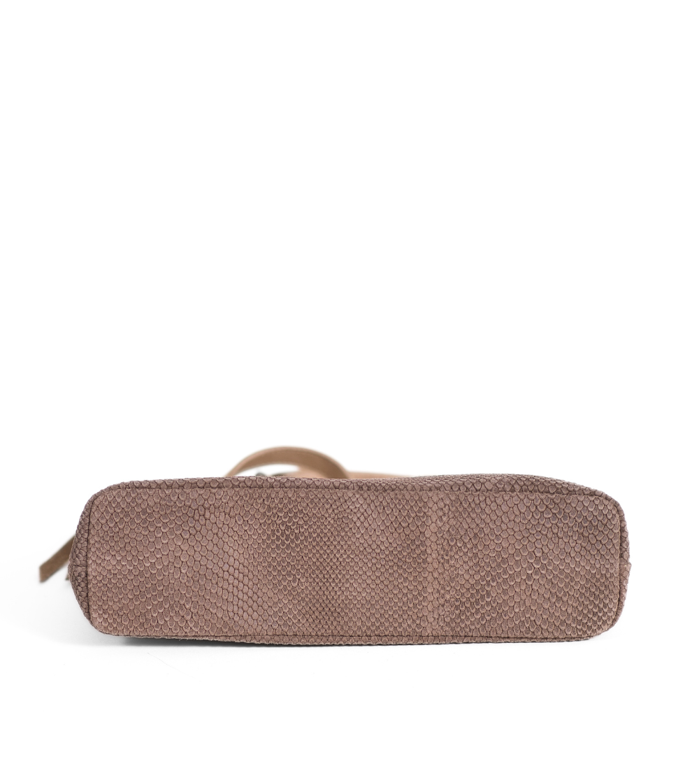 No Waste Femme Bag - Charcoal Snake Brown