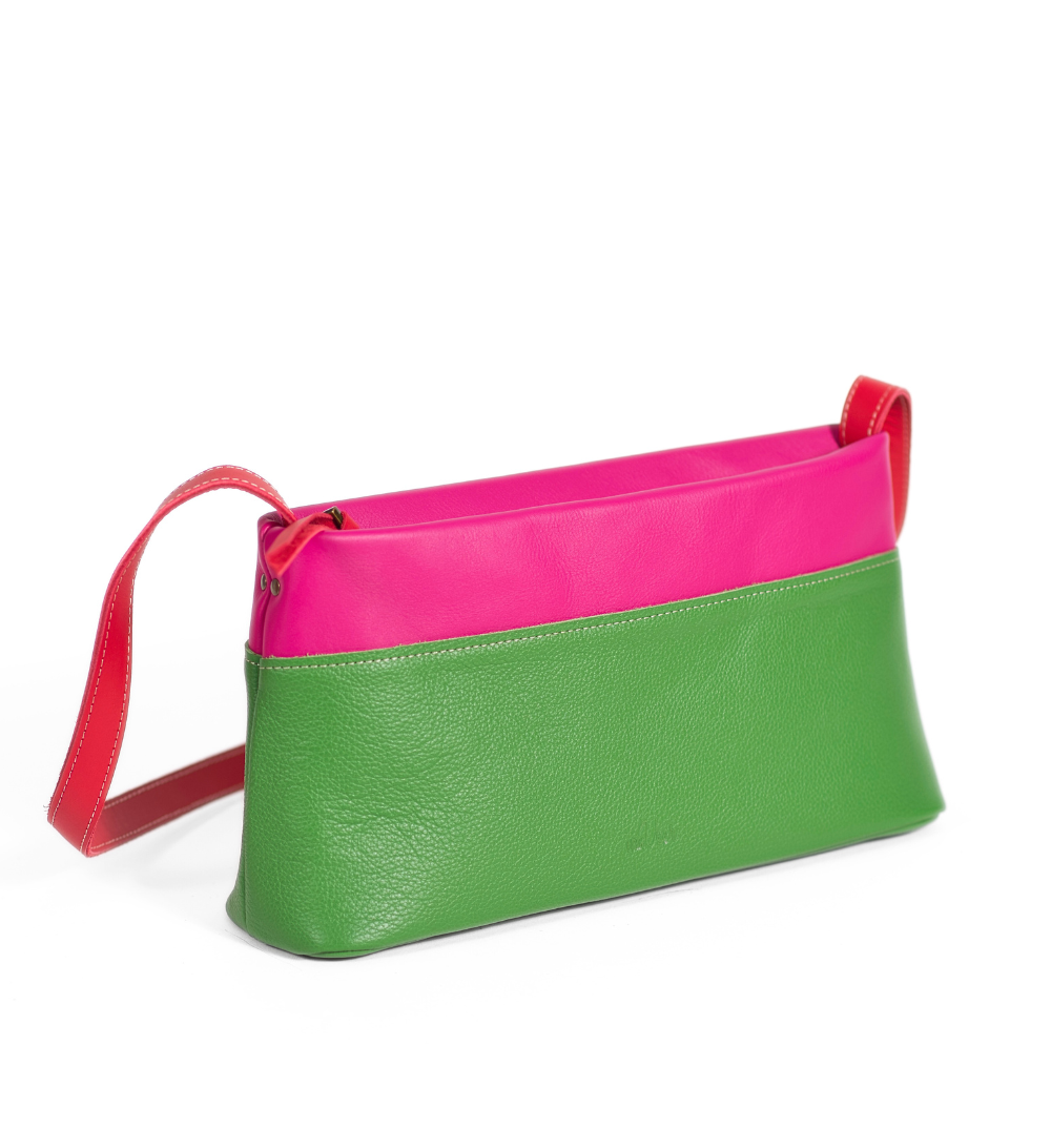 No Waste Femme Bag - Fuchsia Green