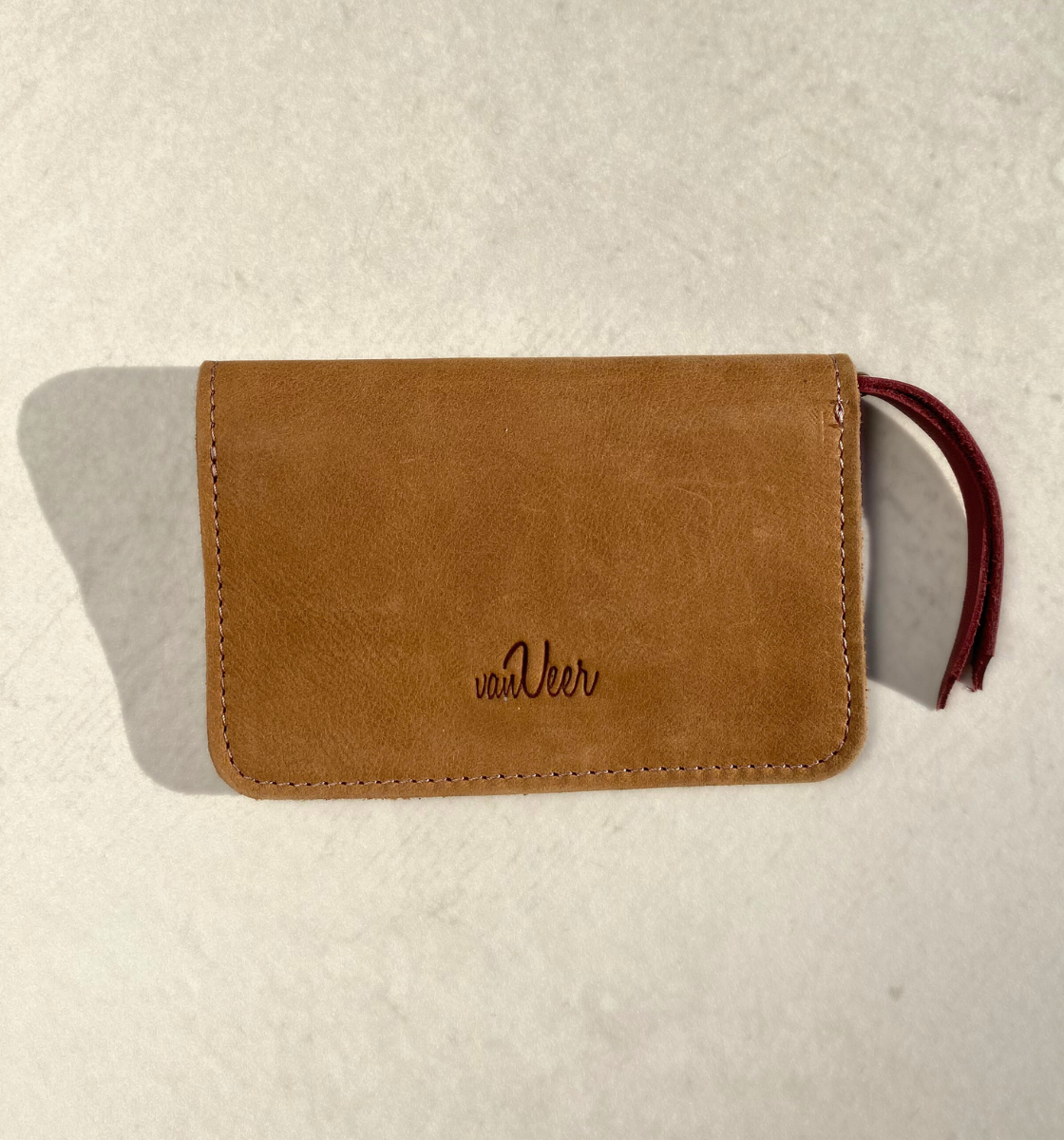 No-Waste Wallet Burgundy