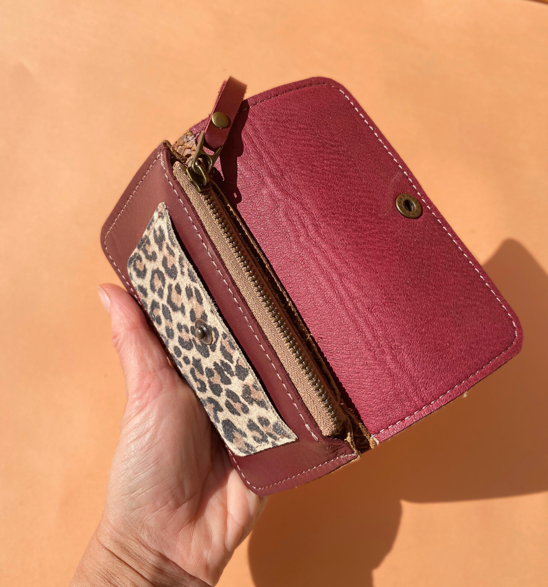 No-Waste Wallet Burgundy