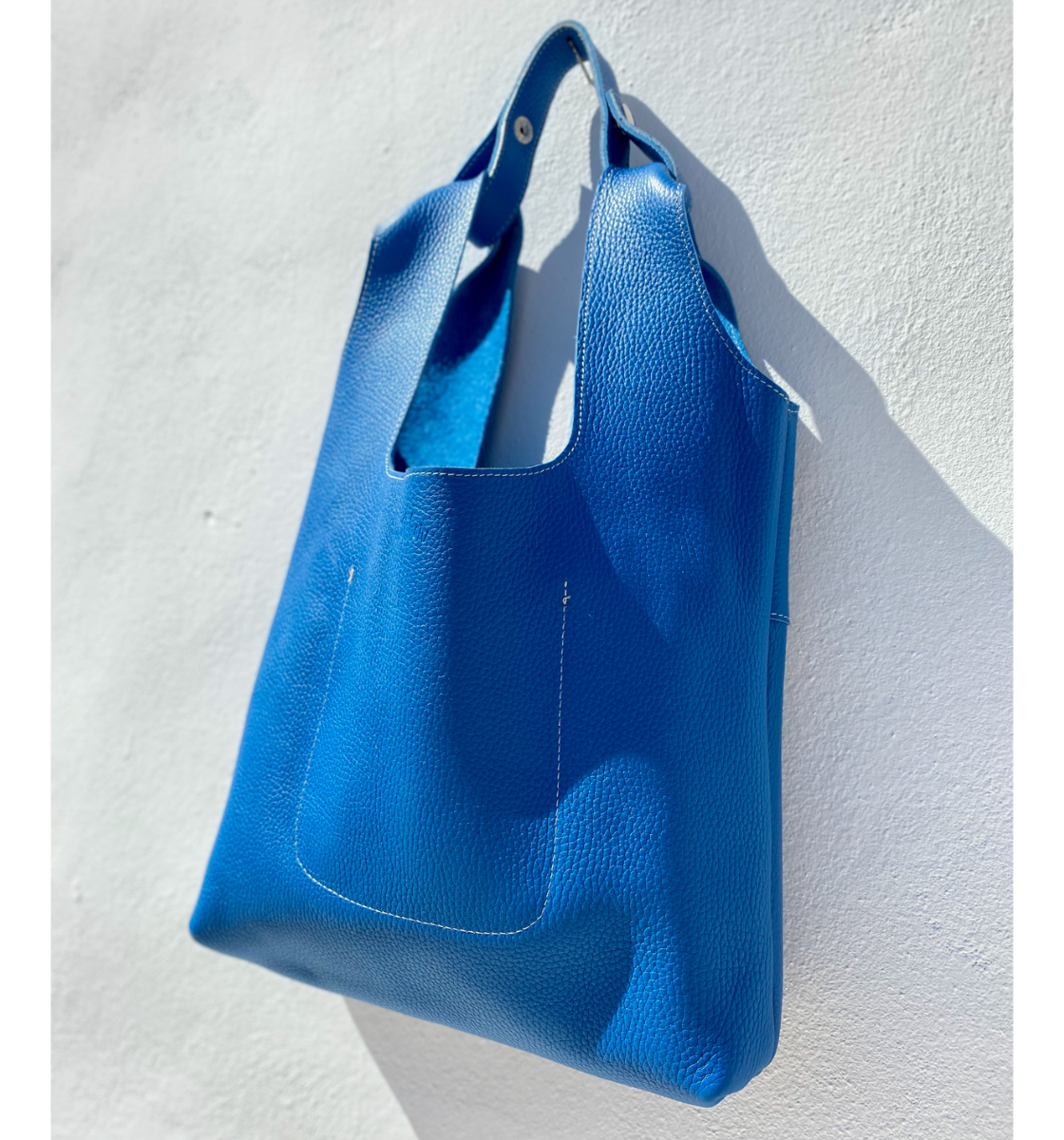 No Waste Shopper - Electric Blue