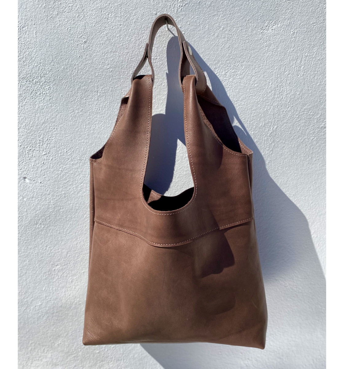 No Waste Shopper - Brown Vintage