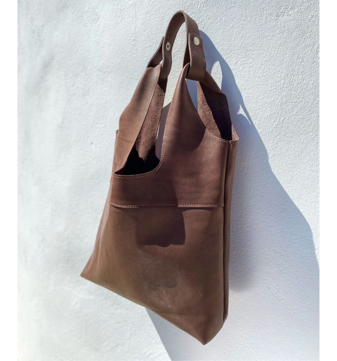 No Waste Shopper - Brown Vintage