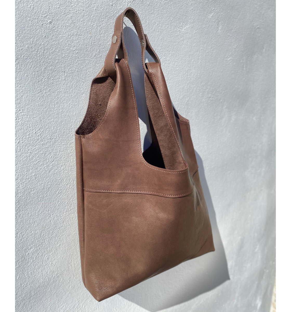 No Waste Shopper - Brown Vintage