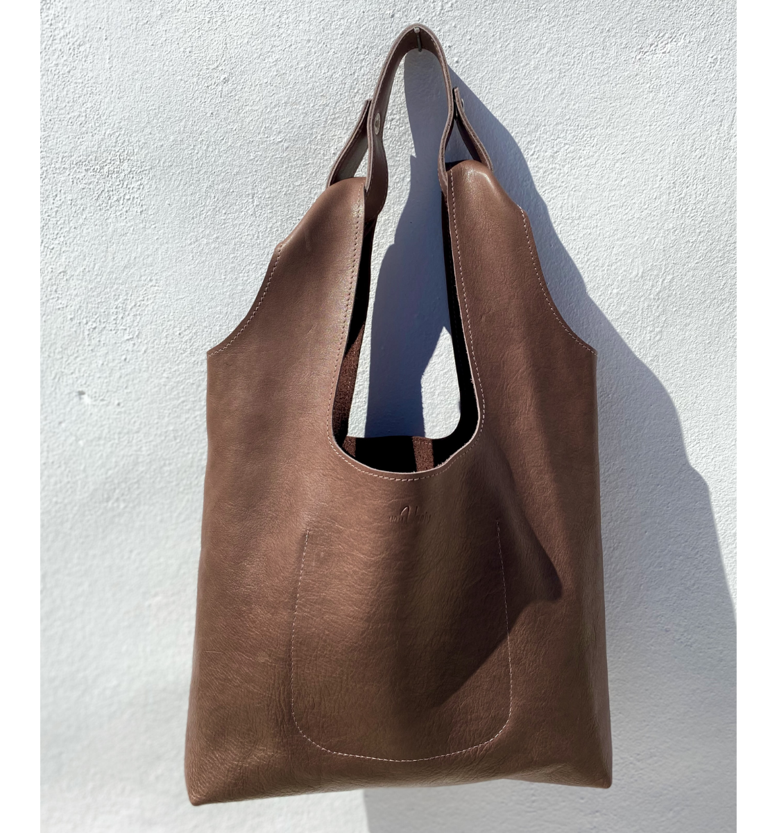 No Waste Shopper - Brown Vintage