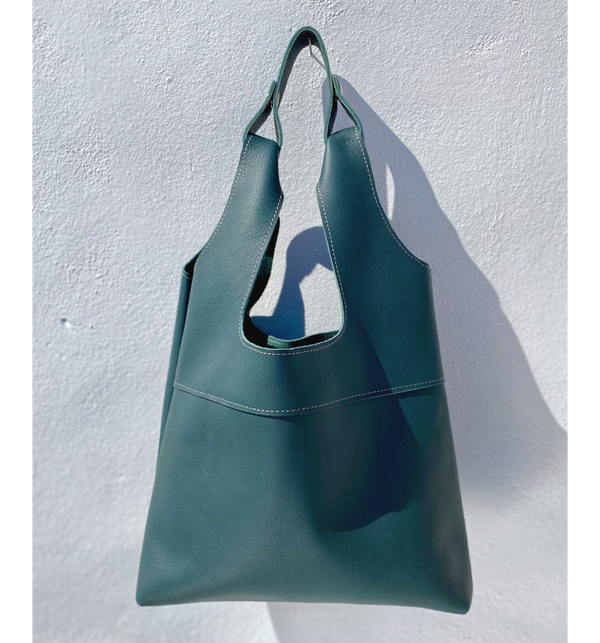 No Waste Shopper - Dark Green