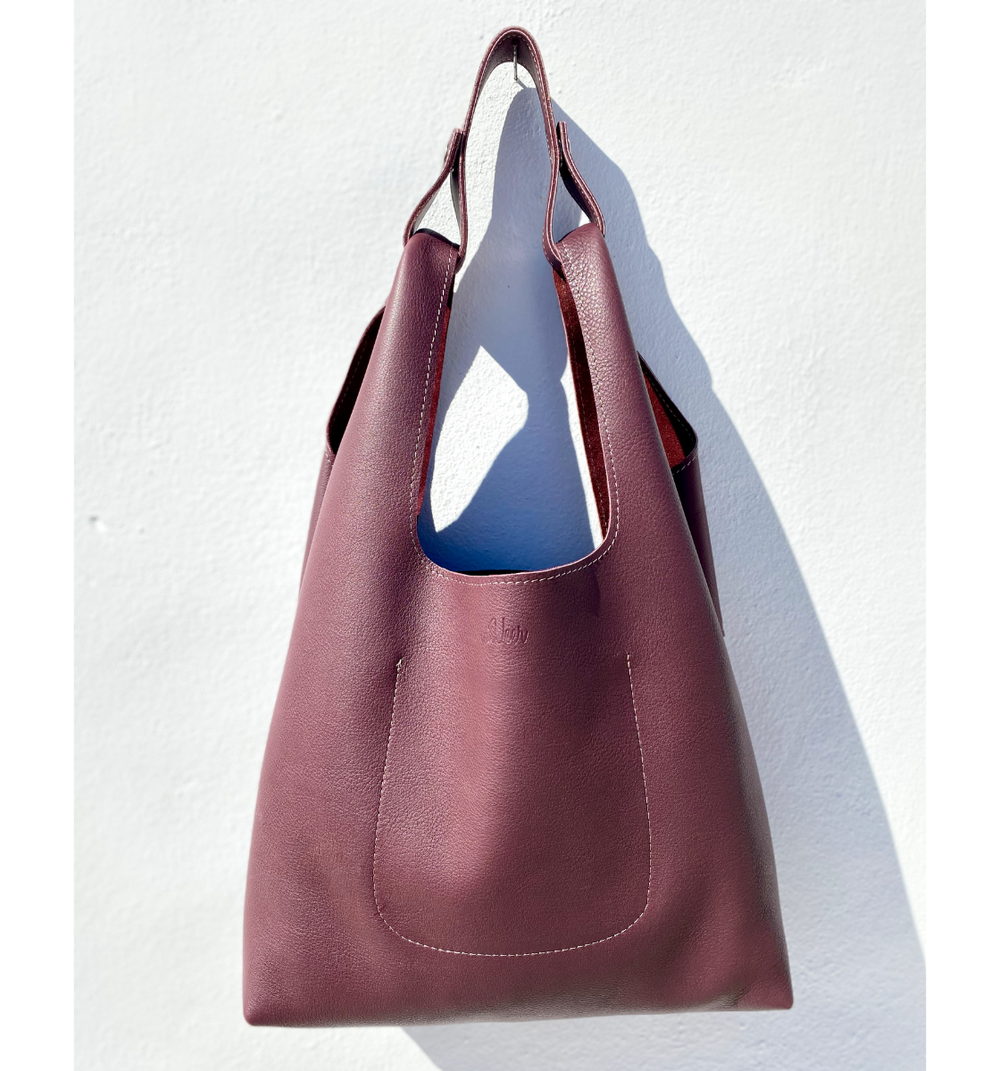 No Waste Shopper - Aubergine