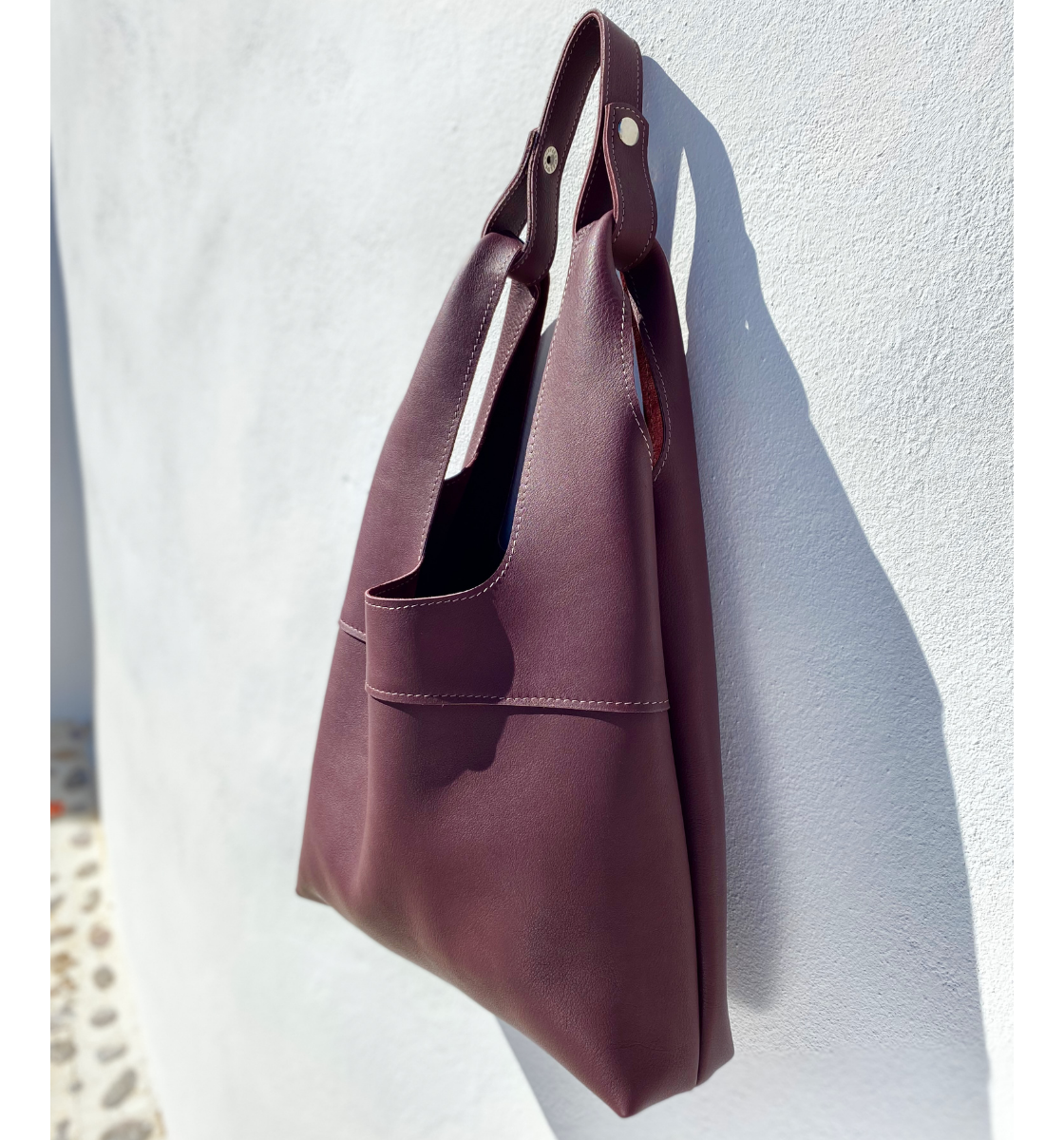 No Waste Shopper - Aubergine