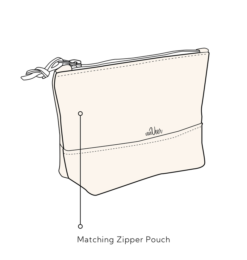Matching Zipper Pouch